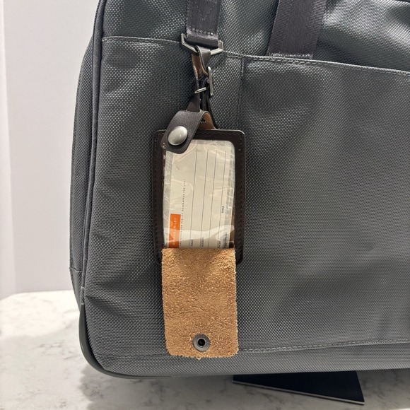 Briggs & Riley Large Expandable Briefcase Work Model KB437X-10 In Gray - Picture 11 of 14